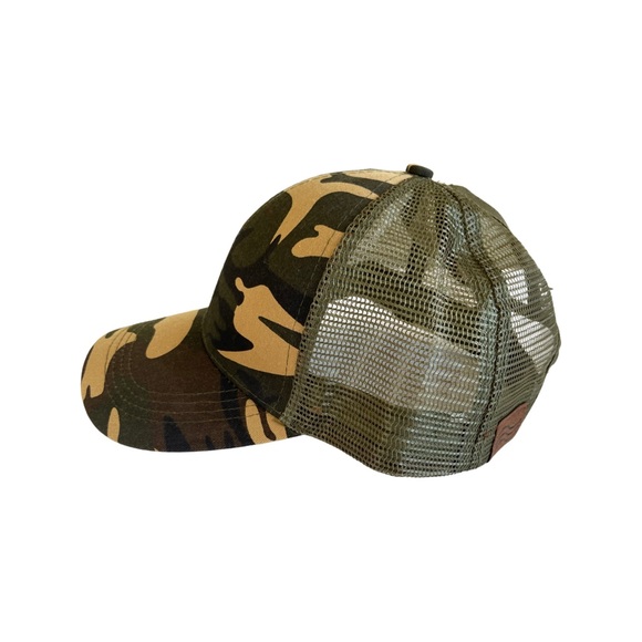 Ponytail Baseball Cap (Camouflage) - Picture 8 of 11